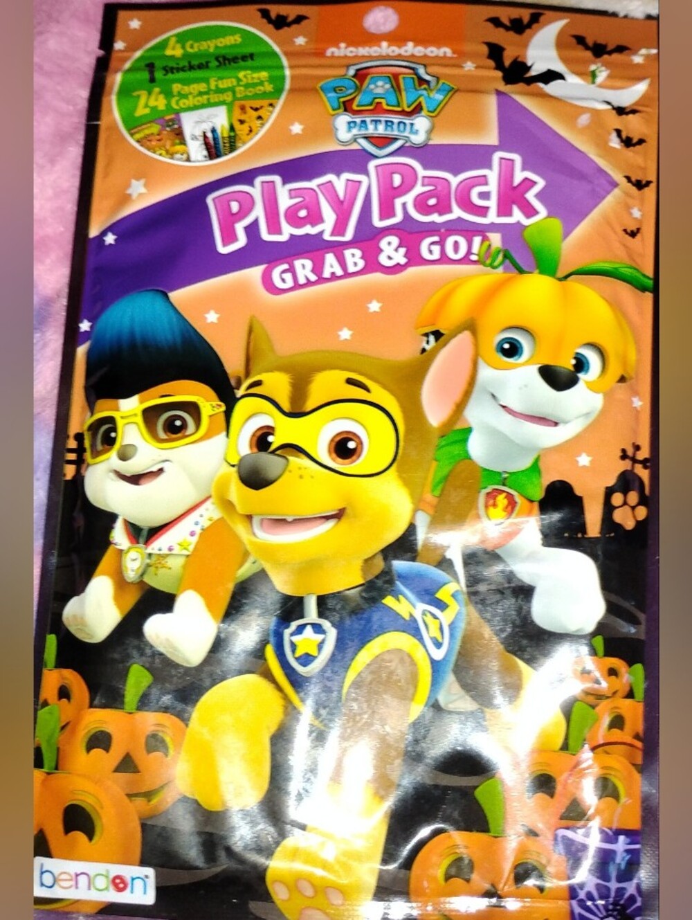 *2 for $5* Halloween Paw Patrol Play Pack Grab & Go Activity Pack